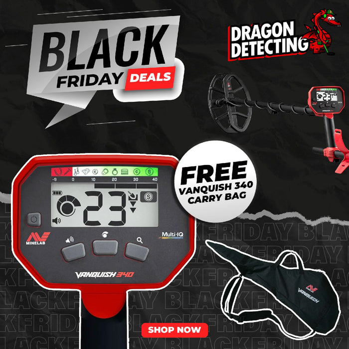 Minelab Vanquish 340 + FREE Carry Bag - BLACK FRIDAY OFFER