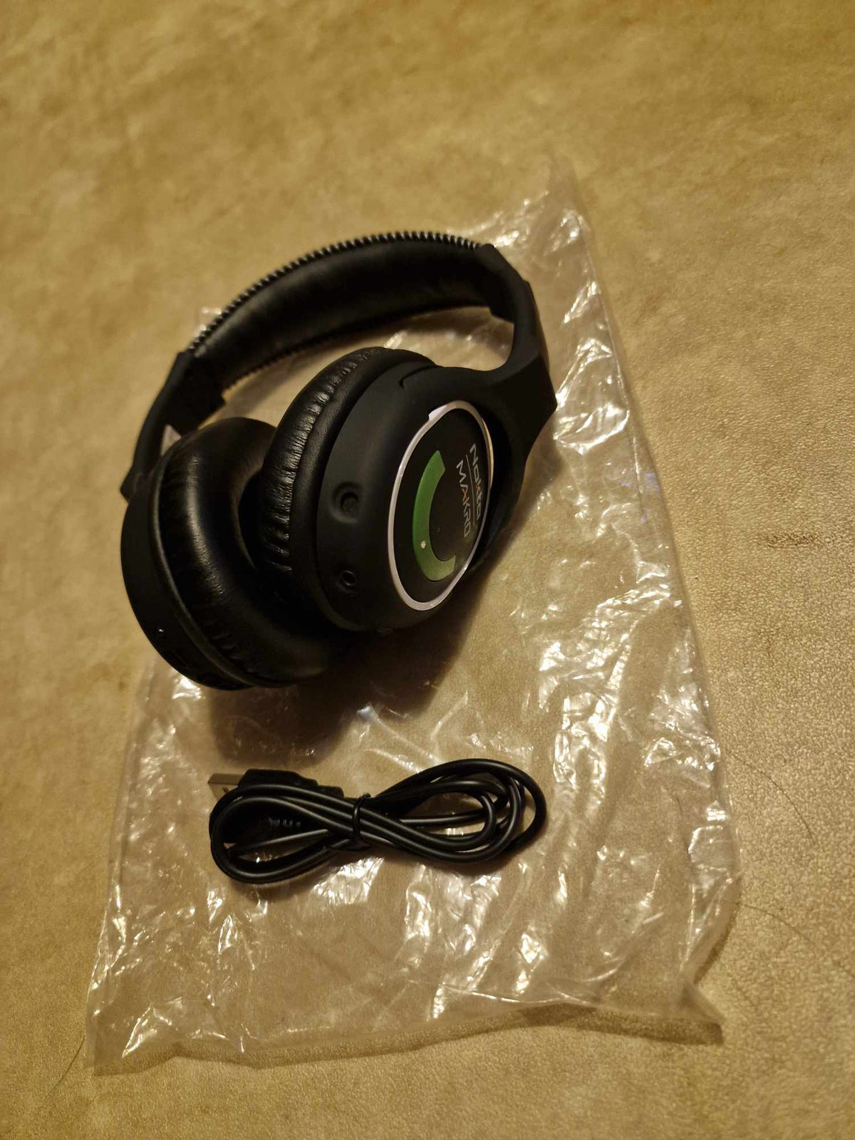 Nokta Makro 2.4GHz Wireless Green Headphones NO PACKAGING — Dragon