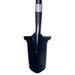Black spade on a white background