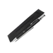 Composite leaning pencil with felt case on a white background