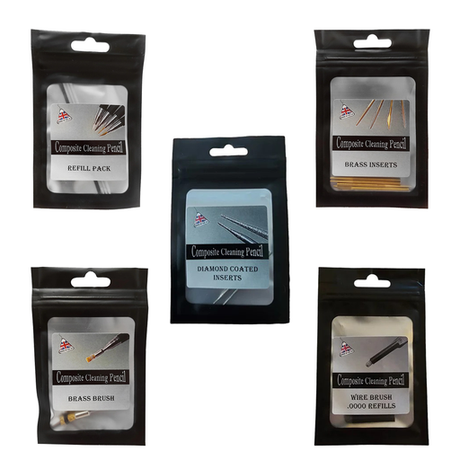 Packaging of Composite Cleaning Pencil refill packs on a white background