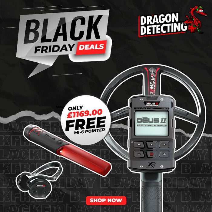 XP Deus II with FREE MI6 Pinpointer - Black Friday Offer