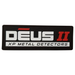 Logo of Deus II XP Metal Detectors on a black background