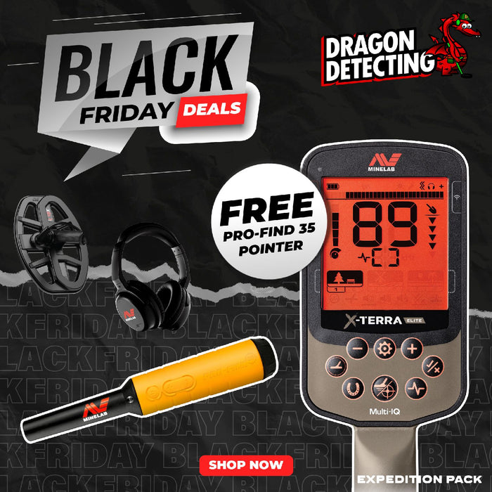 Minelab X-Terra ELITE - Expedition Pack + FREE PRO-Find 35 - BLACK FRIDAY OFFER