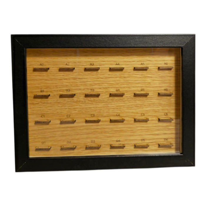 Framed Hammered Coin Display - 24 Hammereds