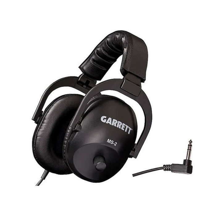 Garrett MS-2 headphones with a cable on a white background