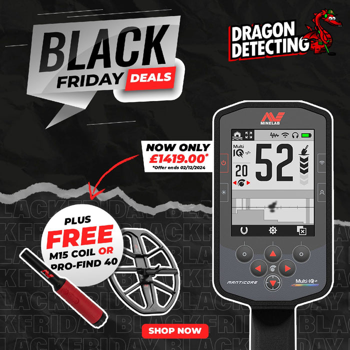 Minelab Manticore & FREE Minelab PRO-Find 40 Pinpointer - BLACK FRIDAY OFFER