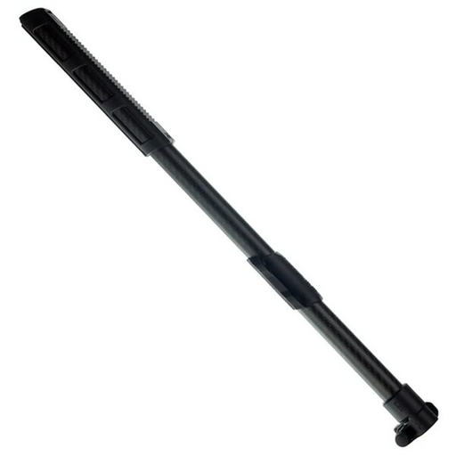 Black metal rod on a white background