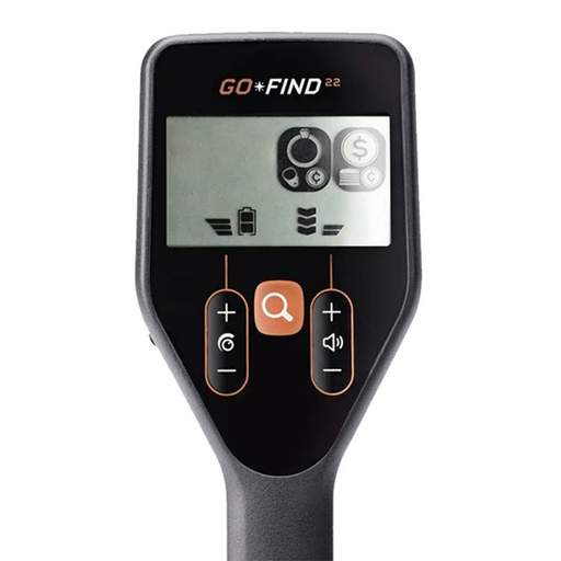 GoFind metal detector on a white background