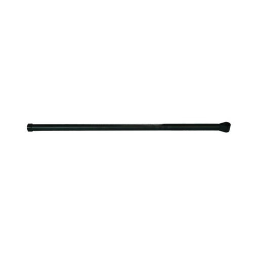 Black metal rod on a white background
