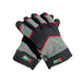 Pair of green and black gloves with red accents on a white background, featuring the RELiX brand.