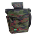 Camo metal detecting finds pouch on a white background