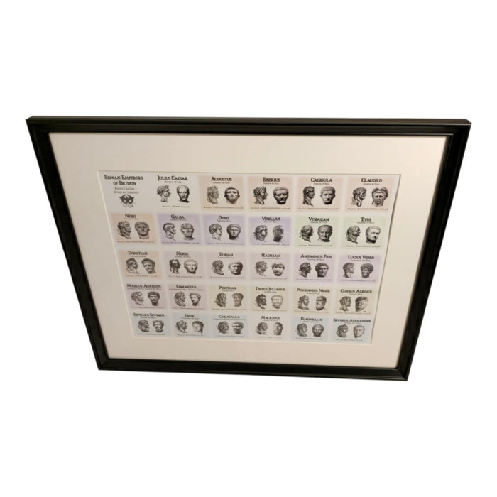 Roman Emporers of Britain Framed Poster