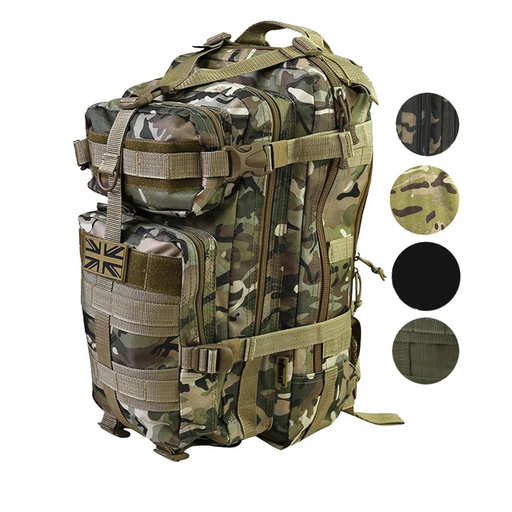 Stealth Camo 25ltr Backpack on a white background