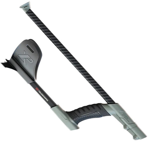 Carbon Fibre telescopic stem on a white background