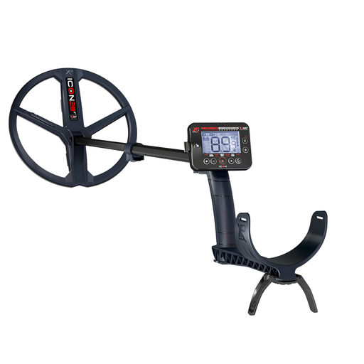 METAL DETECTOR ON A WHITE BACKGROUND