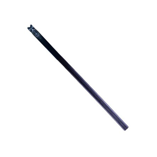 Black metal detecting stem for XP metal detectors on white background