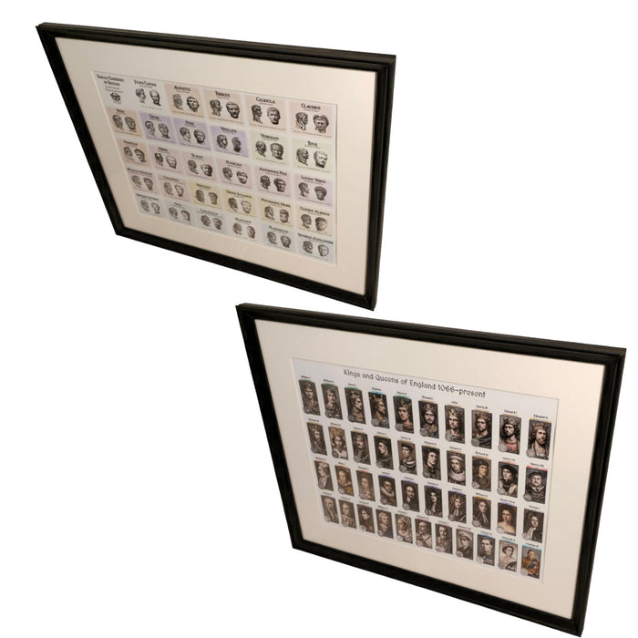 2 Poster Bundle Deal - Roman Emporers & Kings and Queens of England